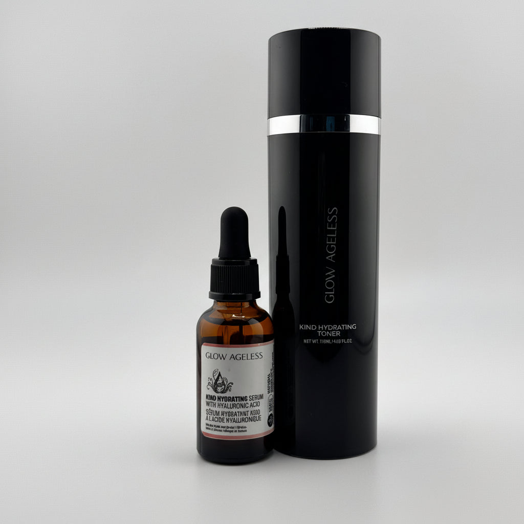 KIND HYDRATING HYALURONIC SERUM & TONER DUO
